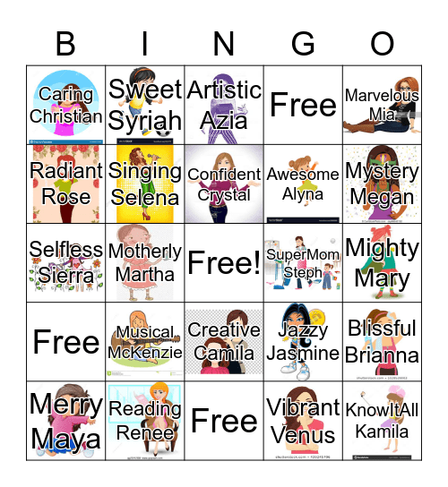 Catano Bingo Card
