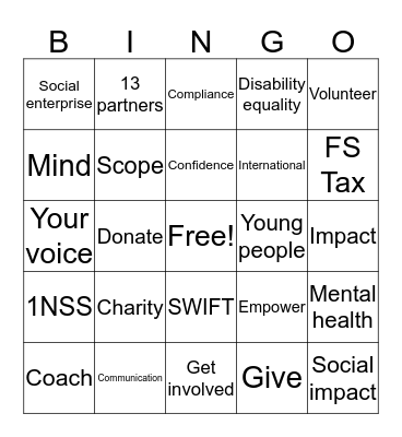 Deloitte Bingo Card