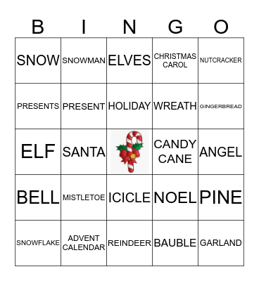 Christmas Bingo  Bingo Card