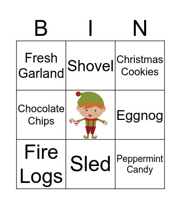 ELF BINGO Card