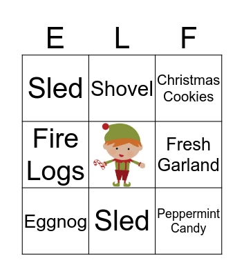 ELF BINGO Card