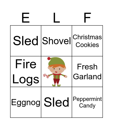 ELF BINGO Card