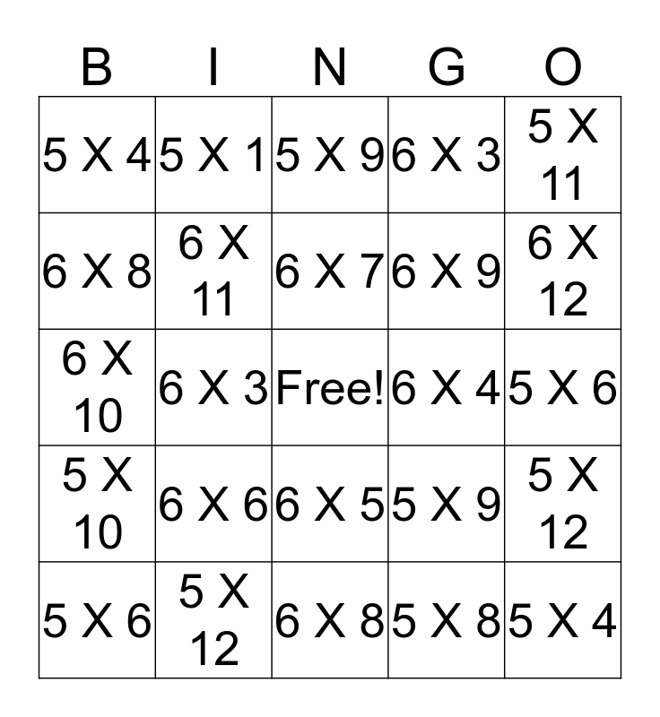 5-and-6-times-tables-bingo-card
