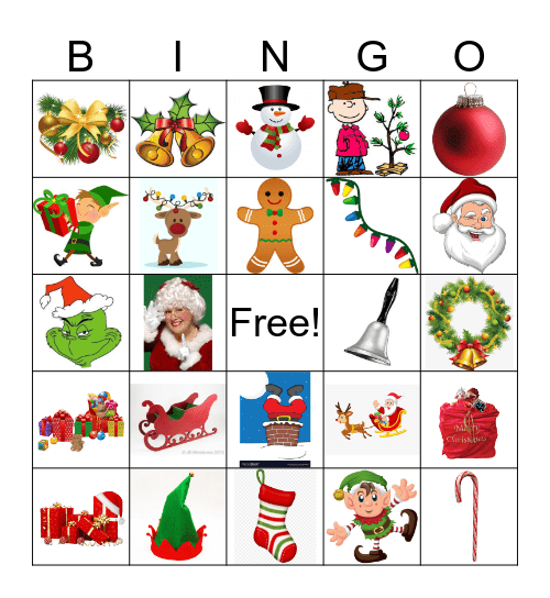 TOP GUN CHRISTMAS BINGO Card