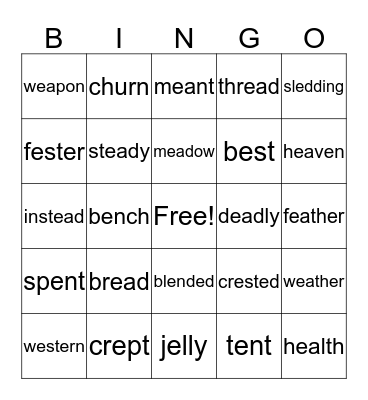? Bingo Card