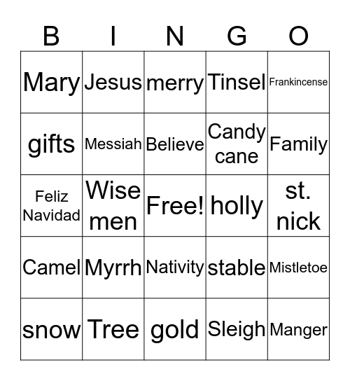 Elena's property Bingo Card