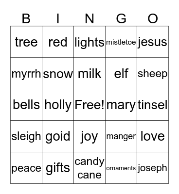 john Bingo Card