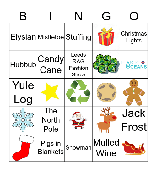 LRFS Christmas  Bingo Card