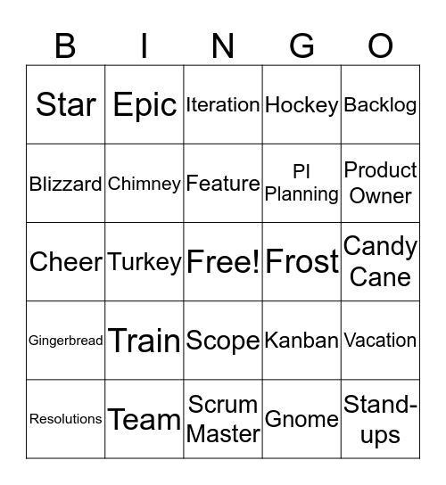 IM&A Bingo Fun! Bingo Card