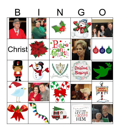 Christ in Christmas Bingo Card