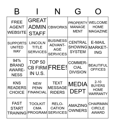 GEN BLUE IN NASHVILLE 2014 Bingo Card