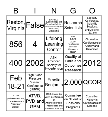 OSO ALL STAFF  Bingo Card