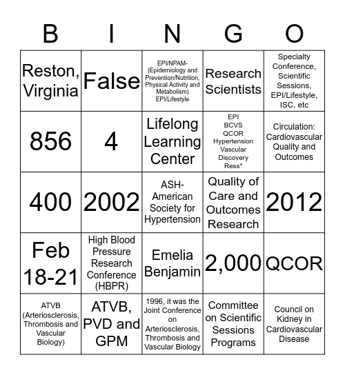 OSO ALL STAFF  Bingo Card