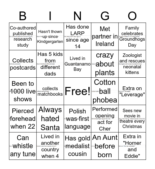 The Office Bingo Card