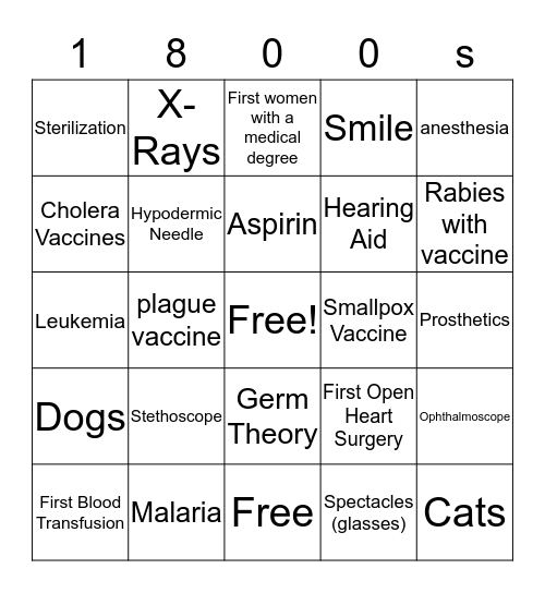 Monster Medicine Mash Bingo Card