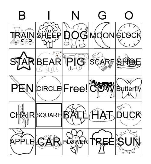 Family Literacy Month BINGO Card