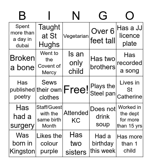 Physics Bingo Card