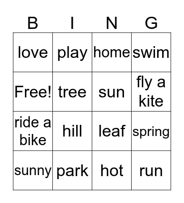 Lazy Suzy Bingo Card
