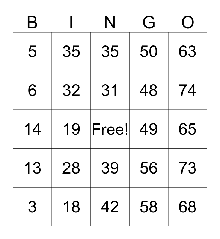 Kyle’s birthday party BINGO !! Bingo Card