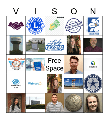 Vision Bank Loteria Bingo Card