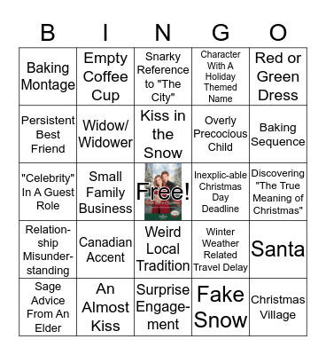 The Most Wonderful Day Of The Year Bingo Card