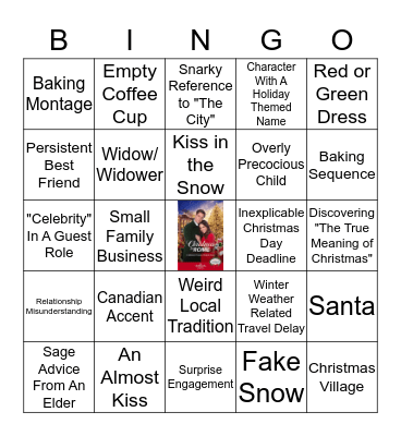 The Most Wonderful Day Of The Year Bingo Card