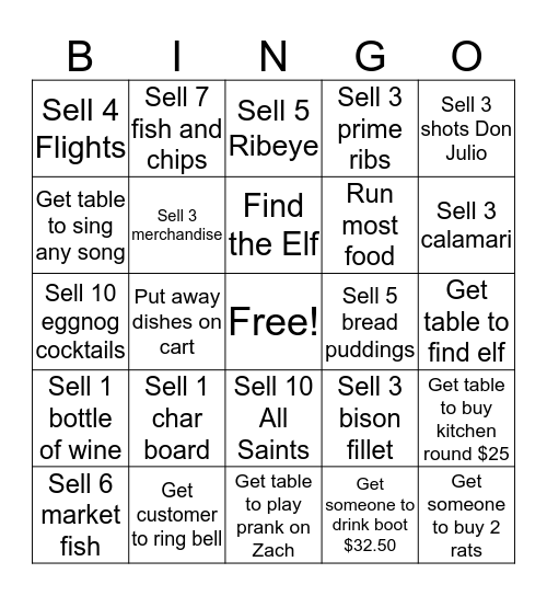 Father Johns Bingo Card
