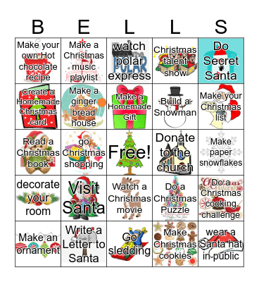 Christmas Bingo Card