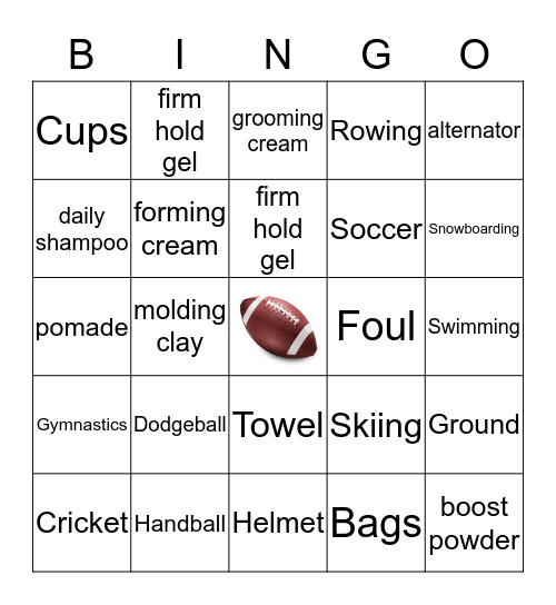 american crew Bingo Card
