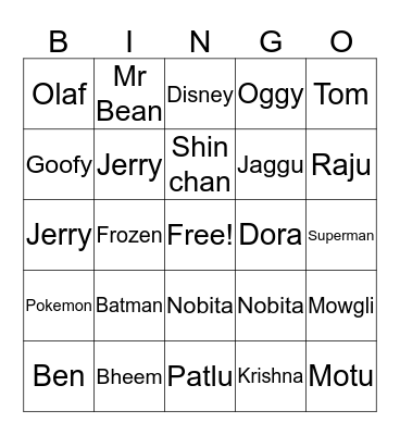 Birthday Bingo Card