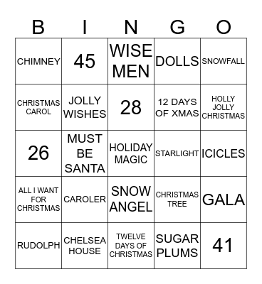 RIVER ISLAND Bingo Card