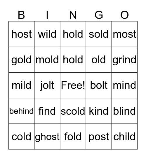 Welding Sounds Bingo Card