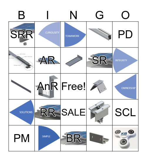 KB BINGO Card