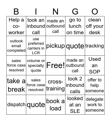 PeaK BiNGo!! Bingo Card