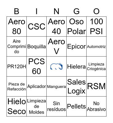 COLD JET BINGO Card