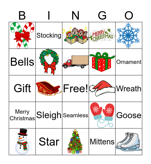 Christmas Bingo Card