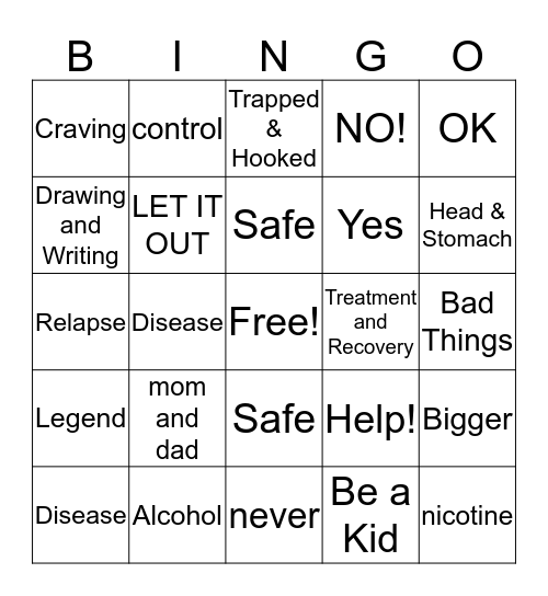 Beamer's Bingo Card