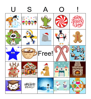 USAO HOLIDAY PARTY Bingo Card