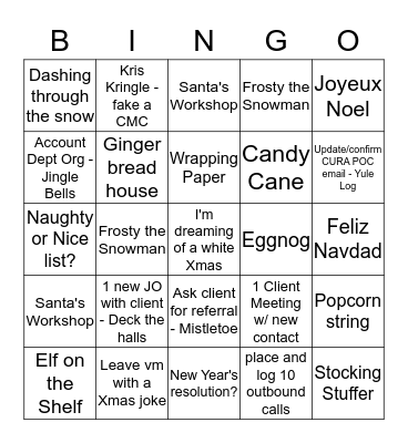 Recruiting Bingo Blitz Bingo Card