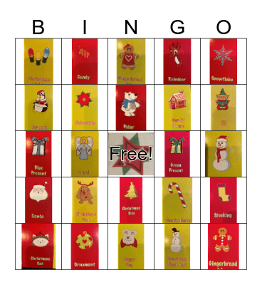 St Gerald Christmas Bingo free Bingo Card