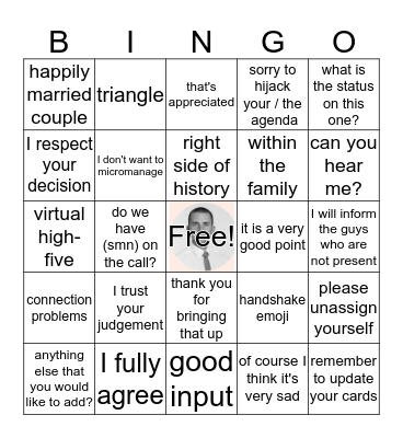Thümmel bingo Card