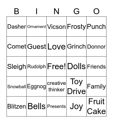 PTO Bingo Fun! Bingo Card