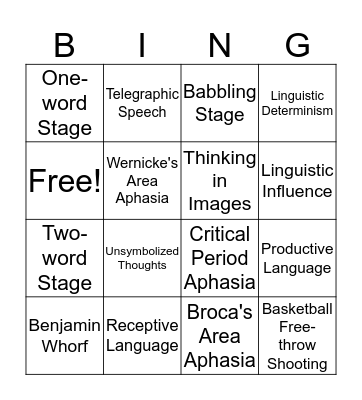 Unit 7 101-116 Bingo Card