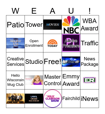 WEAU BINGO Card