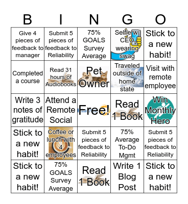 Kinetix Bingo Challenge Bingo Card