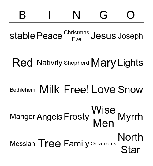 addalynne Bingo Card