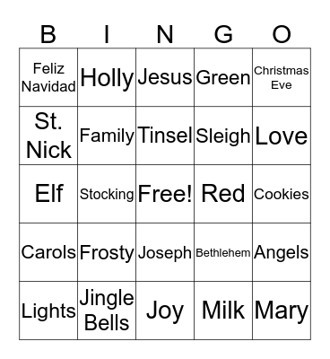 Maelee Bingo Card