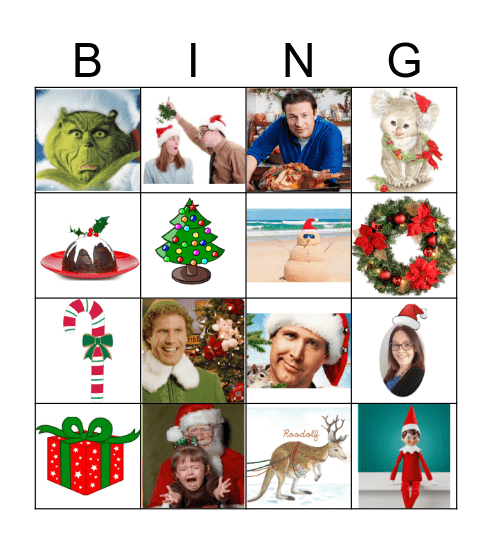 IR and CD Christmas  Bingo Card