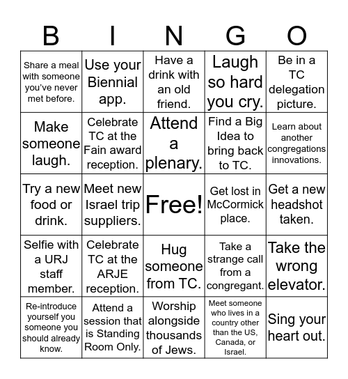 TC Biennial Bingo Card