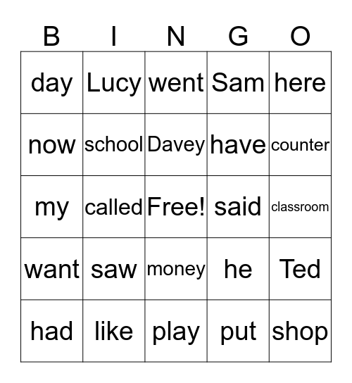 Red Ted Bingo Card